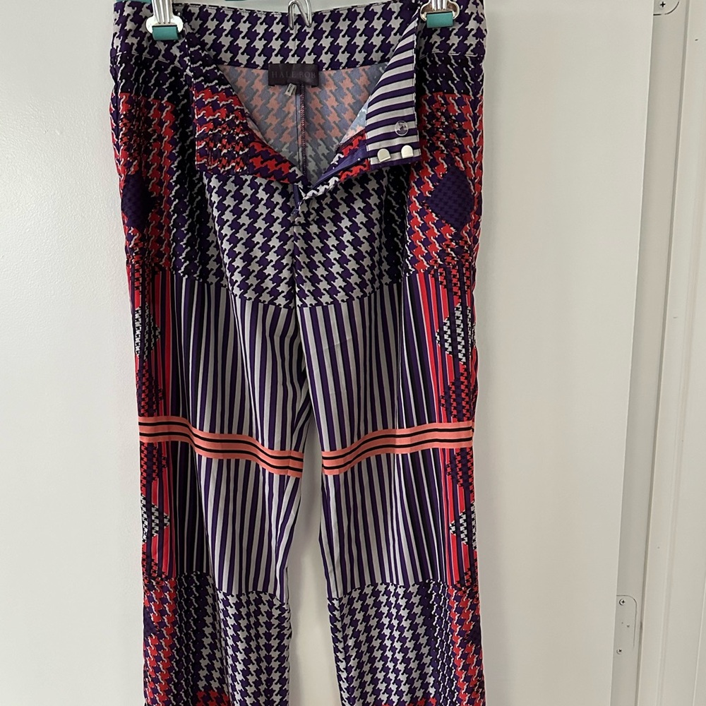 Hale Bob playful straight leg pants